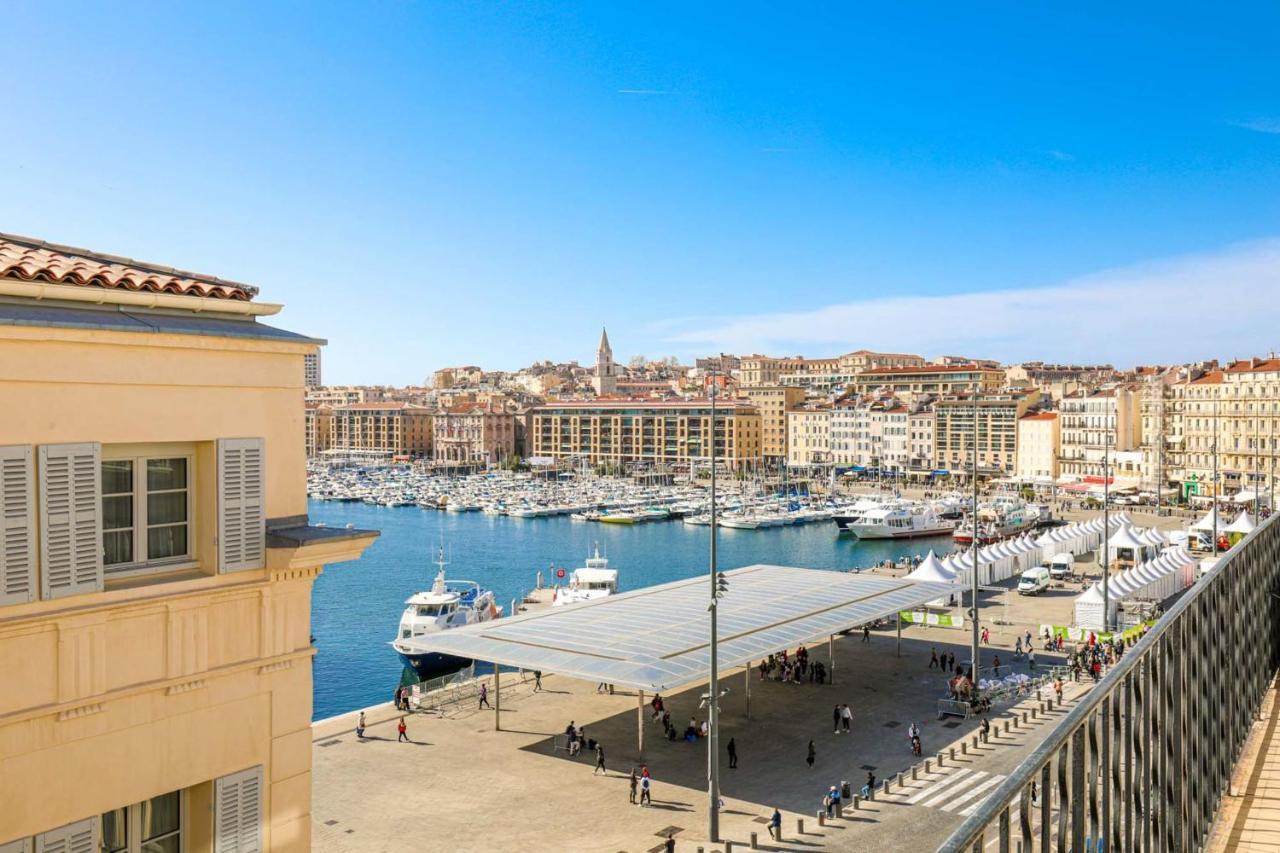 Le Pytheas - Vue Vieux-Port Avec Terrasse Et Clim Lägenhet Marseille Exteriör bild